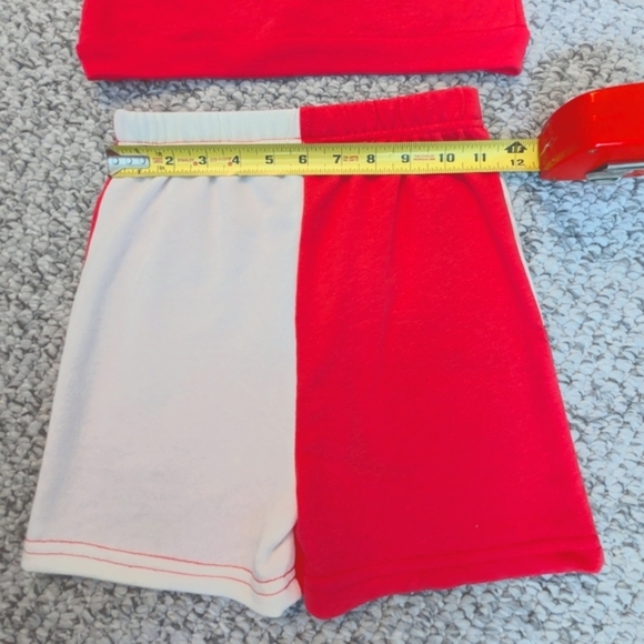 NWT Lightning McQueen For Girls (Size 7) Sleeveless Hoodie and Shorts Set - Picture 3 of 14